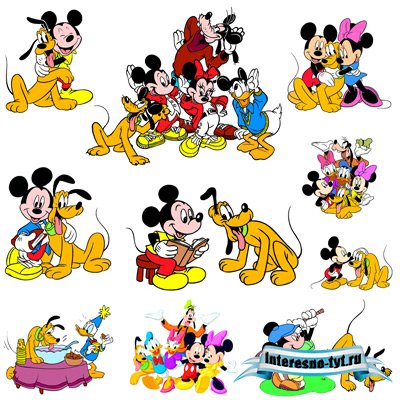 Клипарт - Герои Walt Disney