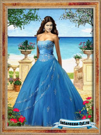 Женский шаблон для Photoshop - Портрет девушки
