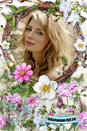 Рамка для Photoshop - В цветах