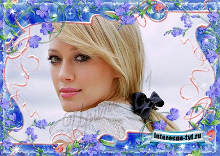 Рамка для Photoshop - Незабудки