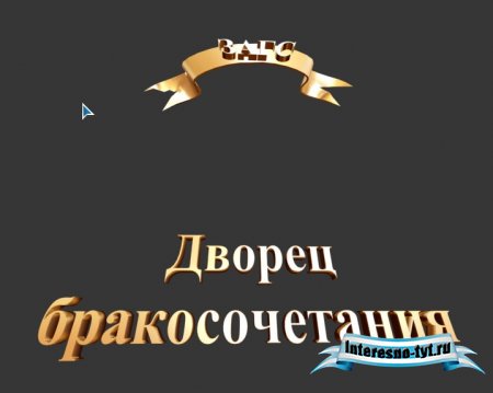 Футаж : "Дворец бракосочетания"