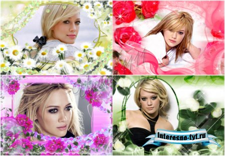 Рамки для Photoshop - Цветочная феерия