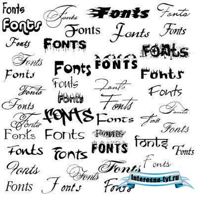 Набор шрифтов / 500 Fonts