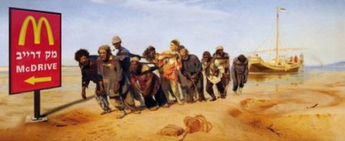 Прикольные картинки - Старые картины на новый лад