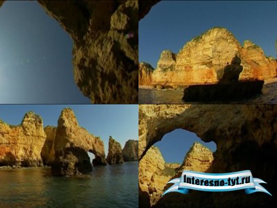Футаж скалы,море и небо