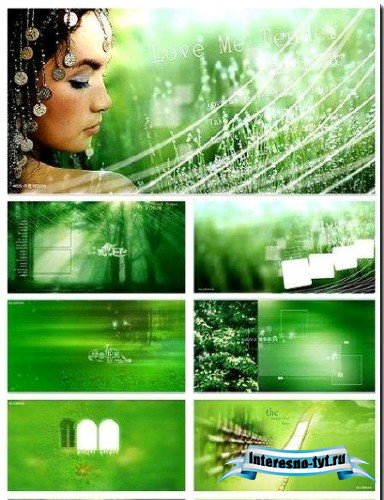 Фоны для Photoshop - Зеленая природа