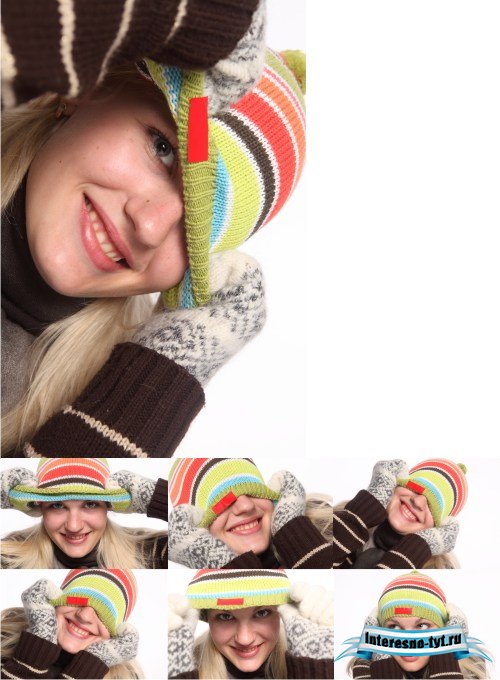 Stock Photos - Winter girl 2 | Девушка в зимней одежде