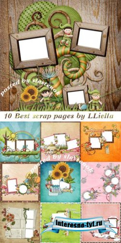 10 Лучших скрап страничек от Lliella 10 Лучших скрап страничек от Lliella