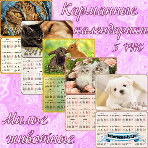 Карманные календари 2011 Карманные календари 2011