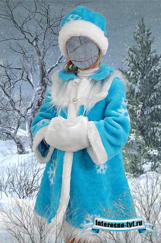 Новогодний шаблон для фотошопа -Зимняя сказка