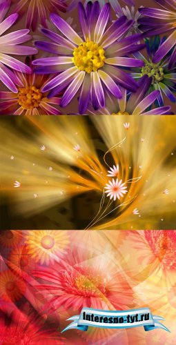 PSD-исходники для Photoshop - Цветы