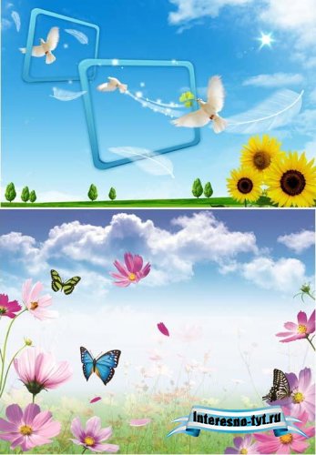 PSD-исходники для Photoshop - Летние дни
