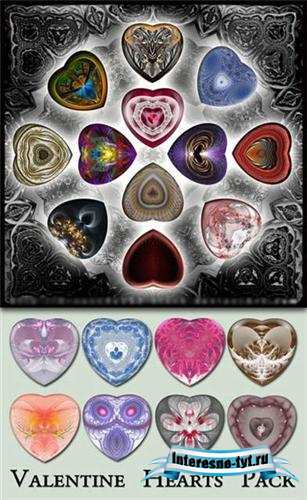 Valentines Hearts Pack (PNG Clipart)