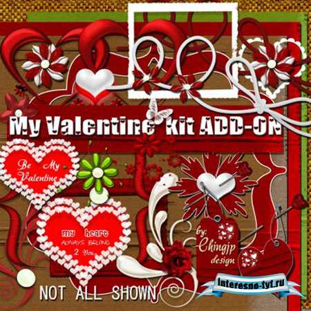 Скрап-набор - Мой Валентин / My Valentine