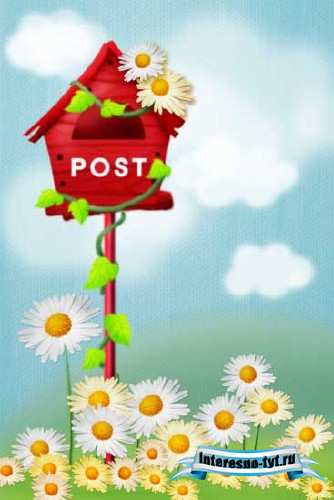 PSD-исходник с почтовым ящиком