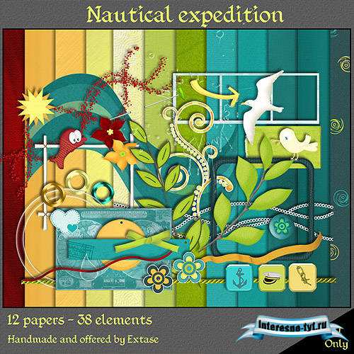 Cкрап-набор – Nautical expedition Cкрап-набор – Nautical expedition