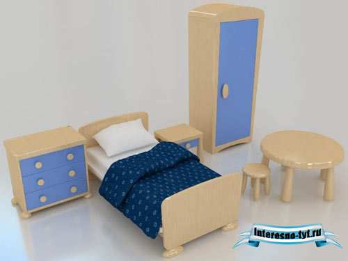 3D модели детской мебели IKEA