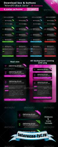 28 Download box buttons - GraphicRiver