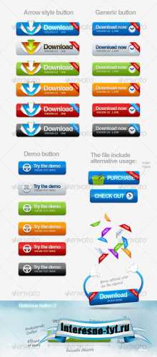 Delicious Download Button - GraphicRiver