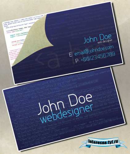 Business card for web designers - GraphicRiver Business card for web designers - GraphicRiver