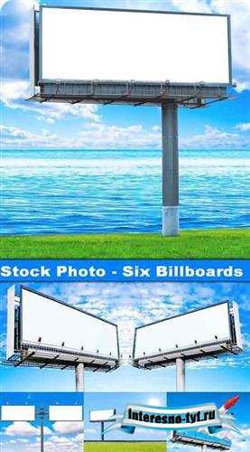 Stock Photo - Six Billboards (Рекламные щиты)