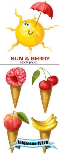Sun & berry dessert | Солнце и ягодный дессерт