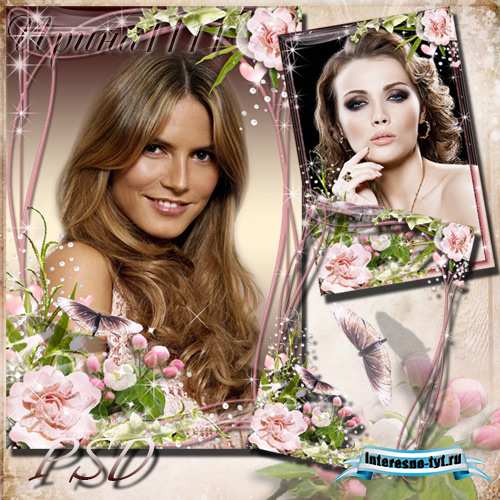 Рамка для Photoshop - Моменты нежности