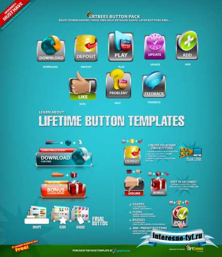 Lifetime button templates - Artbees Lifetime button templates - Artbees