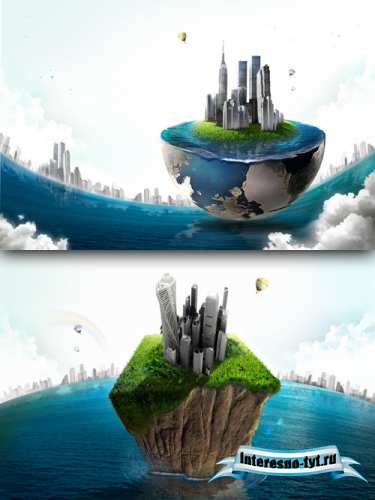 Sources - Floating island in the ocean Sources - Floating island in the ocean