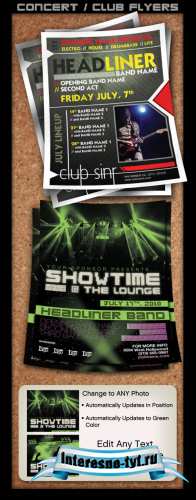 Concert club flyers Concert club flyers