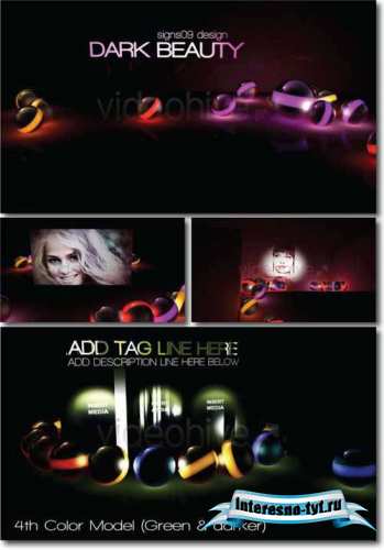 Проект adobe after effects - VH Dark Beauty HD