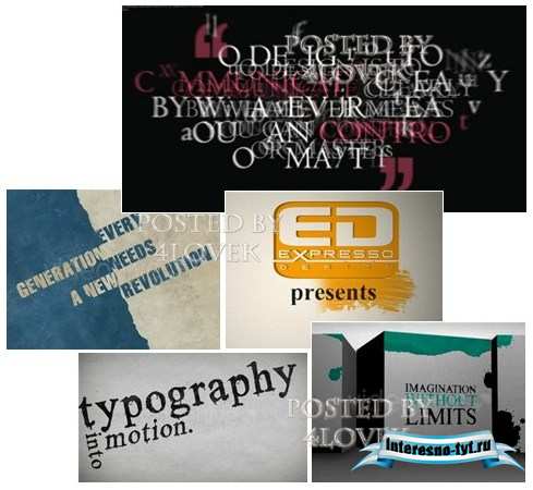 Videohive after effects project - Typograph Pack Videohive after effects project - Typograph Pack
