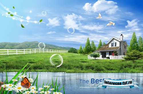 Sources - A beautiful house by the lake Sources - A beautiful house by the lake
