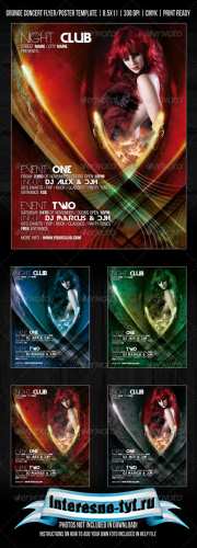 Gothic Night Club Party / Concert Flyer Gothic Night Club Party / Concert Flyer