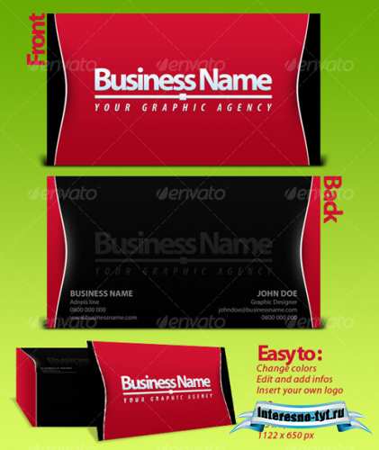 Black-Red business card GraphicRiver Black-Red business card GraphicRiver