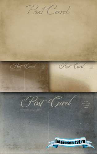 Post card set of textures Post card set of textures