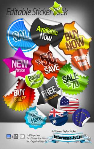 Editable sticker pack Editable sticker pack