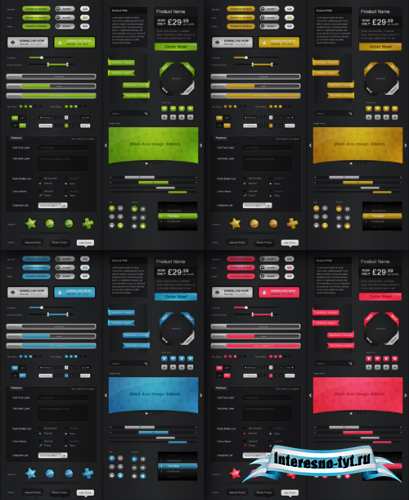 Premium dark user interface Premium dark user interface