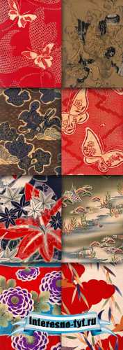 A set of fabric textures A set of fabric textures
