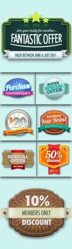 Retro Vintage badges Retro Vintage badges