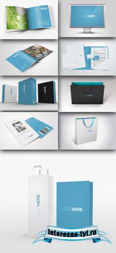 Corporate design mockups Corporate design mockups