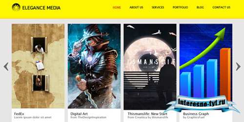 Clean business website template free psd Clean business website template free psd