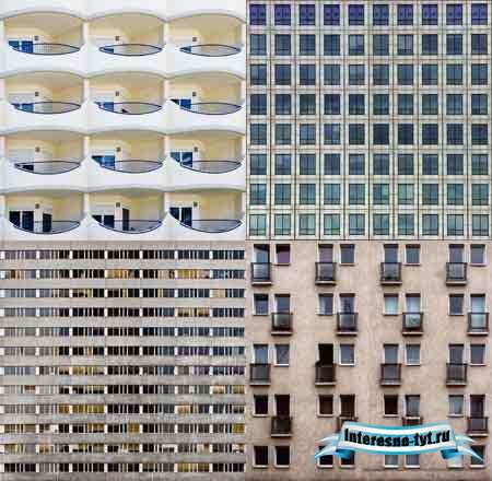 Stock Photo - Фоны фасадов домов