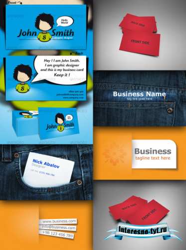 A collection of business cards # 1 A collection of business cards # 1
