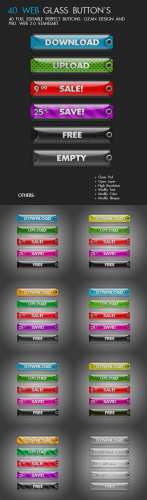 GraphicRiver - 40 Candy Tags Button Version 2 GraphicRiver - 40 Candy Tags Button Version 2