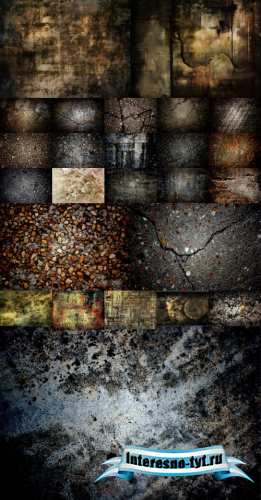 A set of grungy textures A set of grungy textures