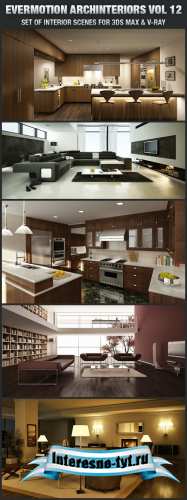 Day & Night Interior Scenes for 3DS Max & V-Ray