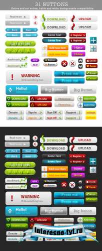 31 web elements and buttons 31 web elements and buttons
