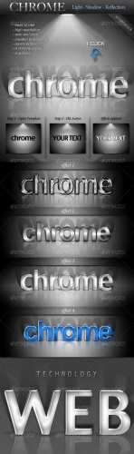 Chrome Light-Shadow-Reflection Actions Chrome Light-Shadow-Reflection Actions