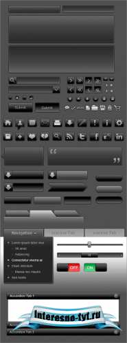 Black ui icon set Black ui icon set